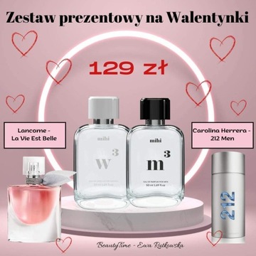 Mihi zestaw CH 212 Men i Lancome La vie est belle