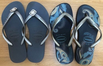 Havaianas klapki japonki (2 pary) Slim 35-36