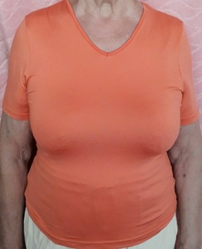 TCM pomarańczowy T-shirt, bluzka r.42/44