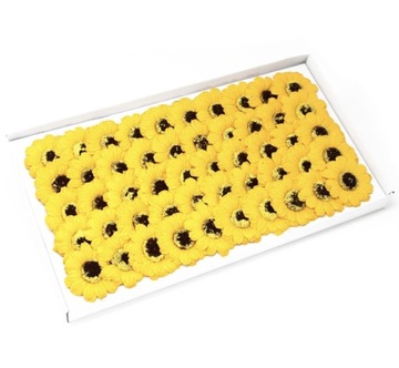 Mydlane słoneczniki kolor żółty