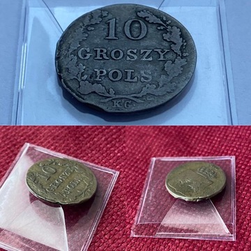 Powstanie Listopadowe 10 groszy 1831 „łapy zgięte”