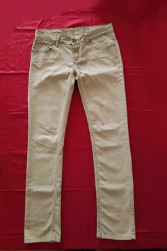 Piaskowe jeansy Burberry 29 