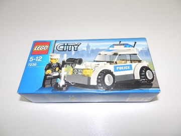 LEGO City 7236 , Policja radiowóz Police Car 