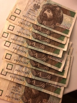 Banknoty 10zł
