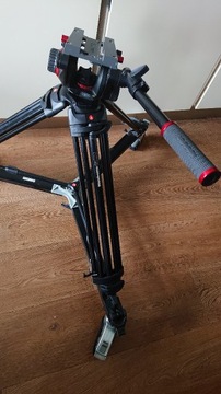 Manfrotto Statyw 546B Głowica 504 HD Tripod  114MV