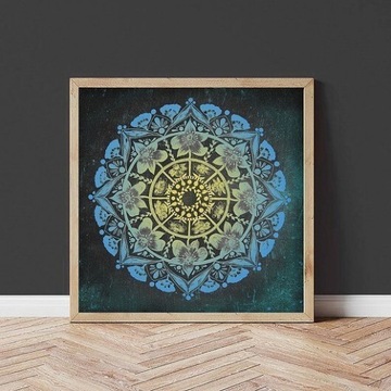 Plakat Mandala 50x50cm