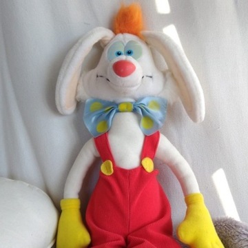 Pluszowy Królik Roger Rabbit Disney maskotka 1988r