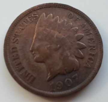 USA 1 cent  1907