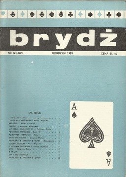 Brydż nr 12 / 1983