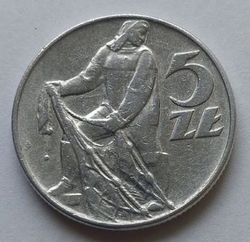 5 złotych 1974 - Rybak