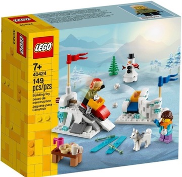 LEGO Okolicznościowe 40424 - Zabawa śnieżkami