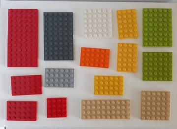 Klocki Lego płytki plate mix różne kolory 
