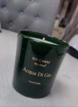 Świeca sojowa handmade Acqua Di Gio