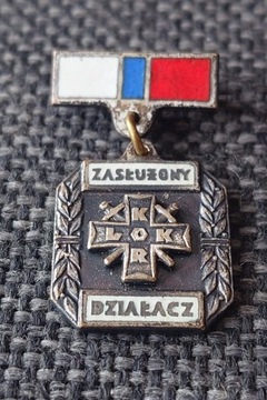 MEDAL ODZNAKA ZASŁUŻONY DZIAŁACZ LOK