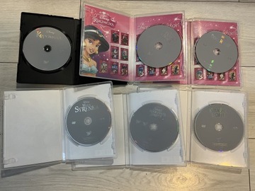 Filmy DVD Disney księżniczki - 6 filmów 