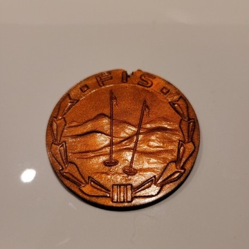 F.I.S 1962r plastikowa kopia medalu