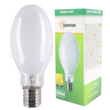 SPECTRUM Lampa Rtęciowo Żarowa 250W E40 Żarówka