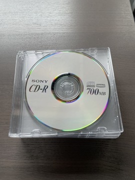 9 płyt CD-R Sony Supremas 700 mb