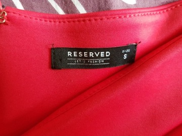 Sukienka czerwona reserved S 