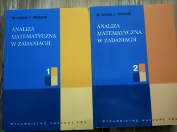 Analiza matematyczna w zadaniach t. 1 i 2 komplet 