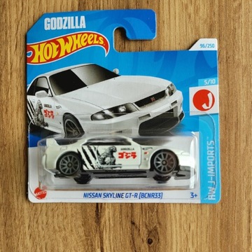 Hot Wheels Nissan Skyline GT-R Godzilla BCNR33