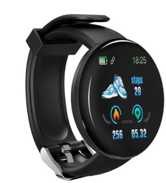 SmartWatch Led Wodoodporny Czarny