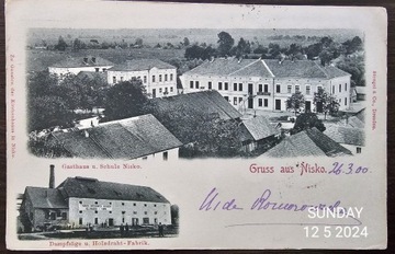 Nisko - szkoła ludowa, hotel, fabryka Holzdraht