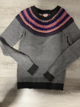 Sweter styl skandynawski norweski Hiszpanka S XS 