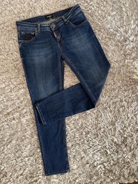 Spodnie Jeansowe Dsquared2 jeansy rurki rozmiar 30