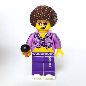 Lego Minifigurka col13-13 Disco Diva/Piosenkarka