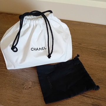 Chanel woreczki prezentowe, bawełna Nowe 2szt.