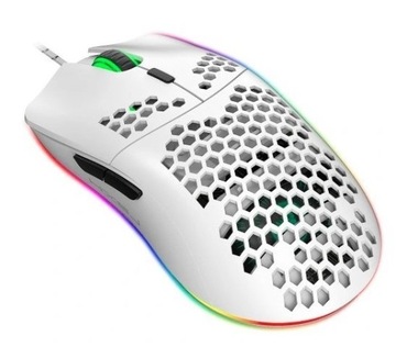 Myszka gamingowa usb ultra lekka RGB LED