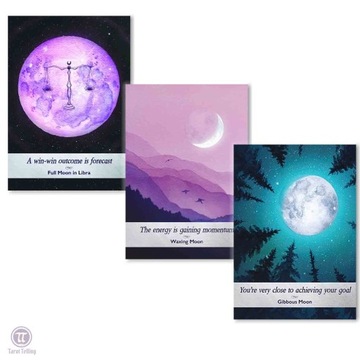 Karty Tarota do Wróżenia: Moonology - Oryginalne!