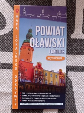 Powiat Oławski mapa 