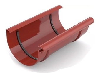 Bryza Złączka rynnowa PVC 150mm Czerwona