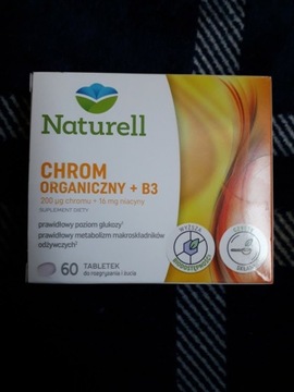 Chrom organiczny + B3 suplement od Naturell