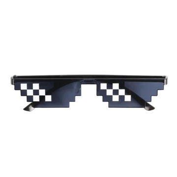 Czarne mozaiki okulary okulary Pixel 
