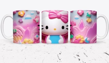 Kubek ceramiczny z nadrukiem Hello Kitty 