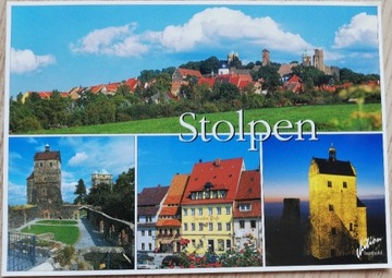 Niemcy pocztówka  Stolpen Zamek  zdjęcia 