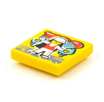 Klocki Lego Tile 2x2 BeatBit Album Minifigure Cap