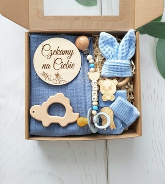 Prezent na baby shower narodziny dziecka Gift Box