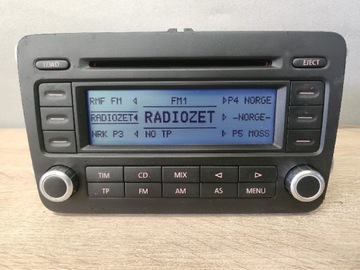 Radio VW Volkswagen RCD500 +kod Passat b6 Golf 5 V