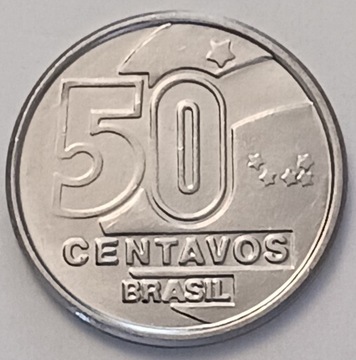 50 centavo 1990 r. Brazylia b. ładna