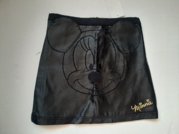 spódniczka imitacja skóry H&M Myszka Minnie ro 122