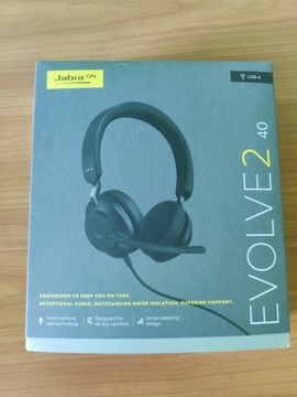 Słuchawki z mikrofonem Jabra Evolve2 40 USB-A