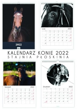 Kalendarz Konie 2022