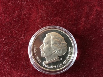 100 zł. 1975r. IJ Paderewski Ag.