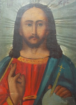 Ikona XIX/XX w Jezus Pantokrator