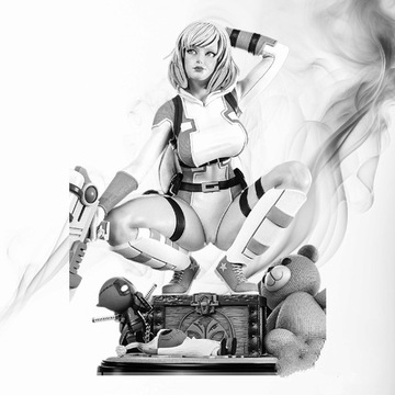 Figurka druk 3D żywica " Gwenpool "-12cm