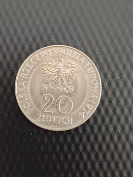 Moneta 20zł XXV lat RWPG
